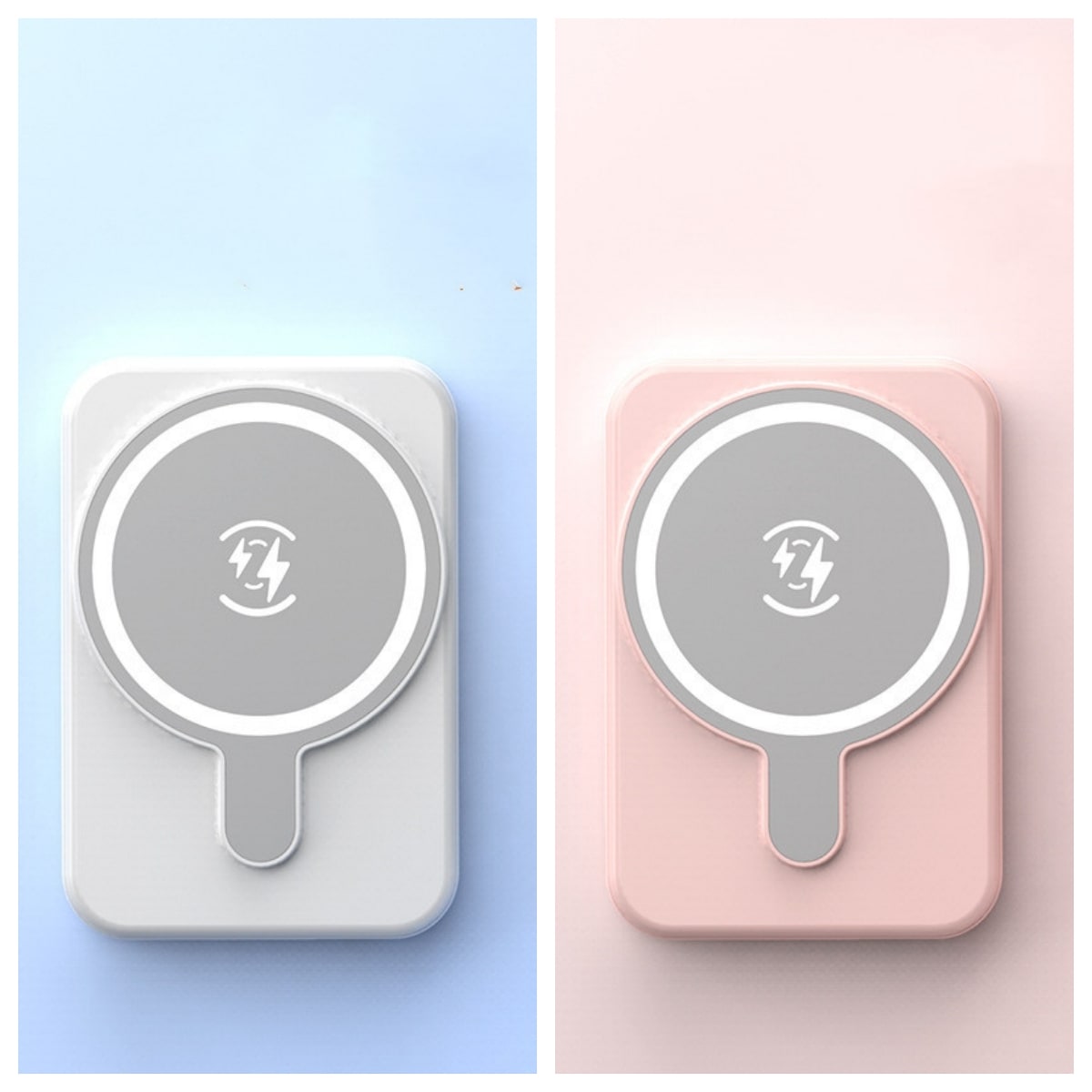 Tragbare magnetische Schnelllade-Powerbank für Smartphones mit 10.000 mAh, kabellos und im schlanken Design