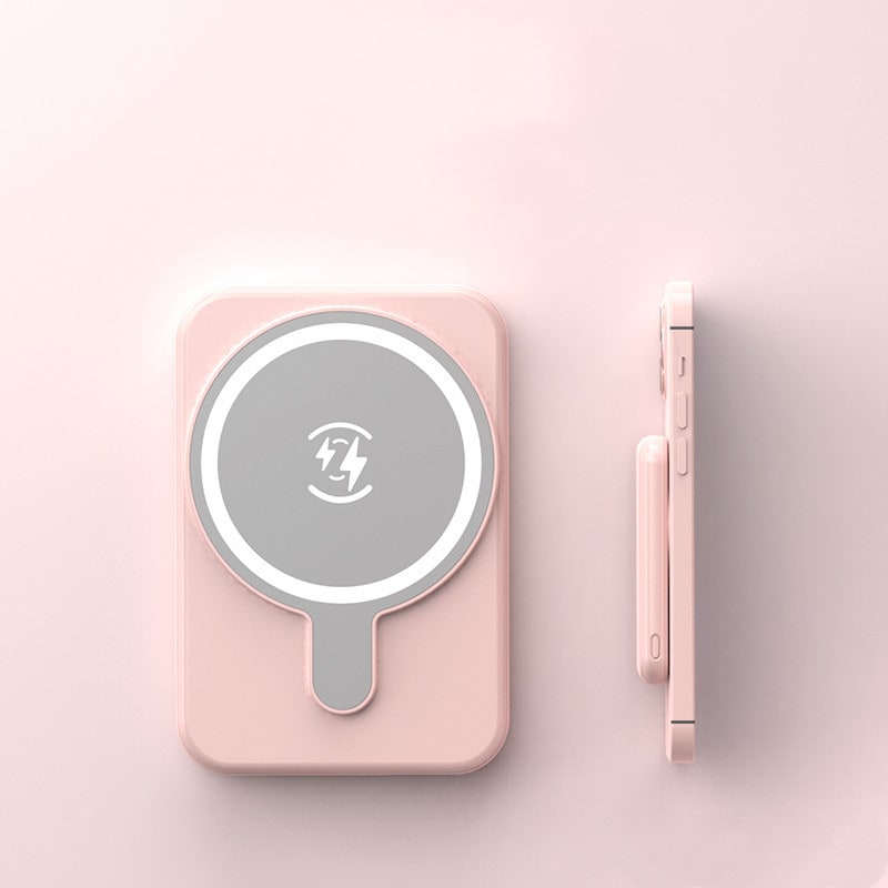 Tragbare magnetische Schnelllade-Powerbank für Smartphones mit 10.000 mAh, kabellos und im schlanken Design