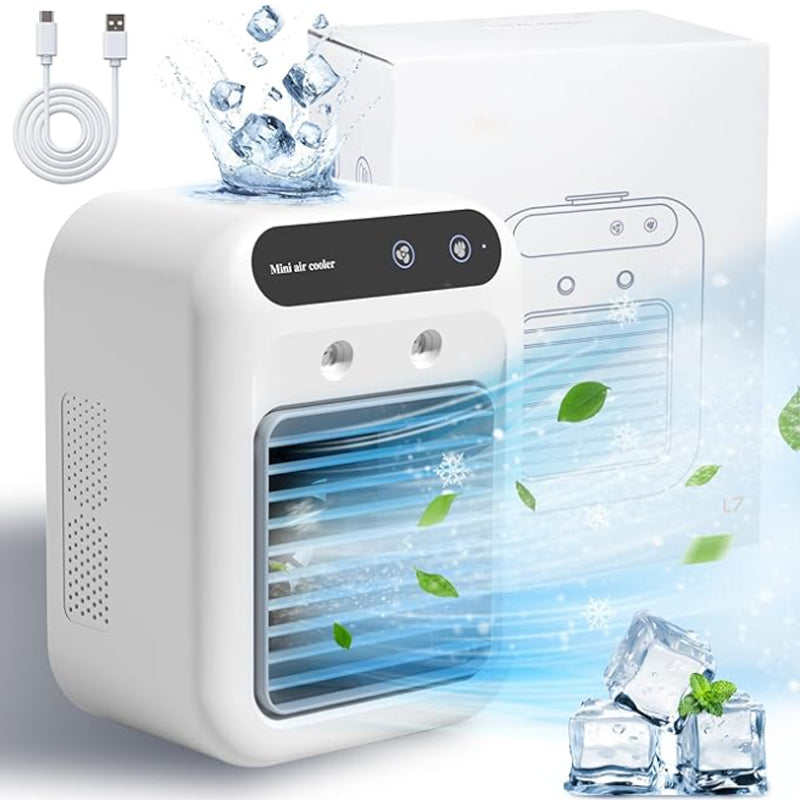 Tragbare Mini-Klimaanlage mit Kühl- und Luftbefeuchtungsfunktion