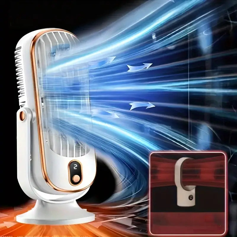 Tragbare Mini-Klimaanlage mit USB-Aufladung – 5 Geschwindigkeitsstufen & 720°-Drehung