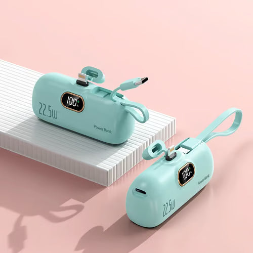Tragbare Powerbank für tagelange Akkulaufzeit ohne Steckdose