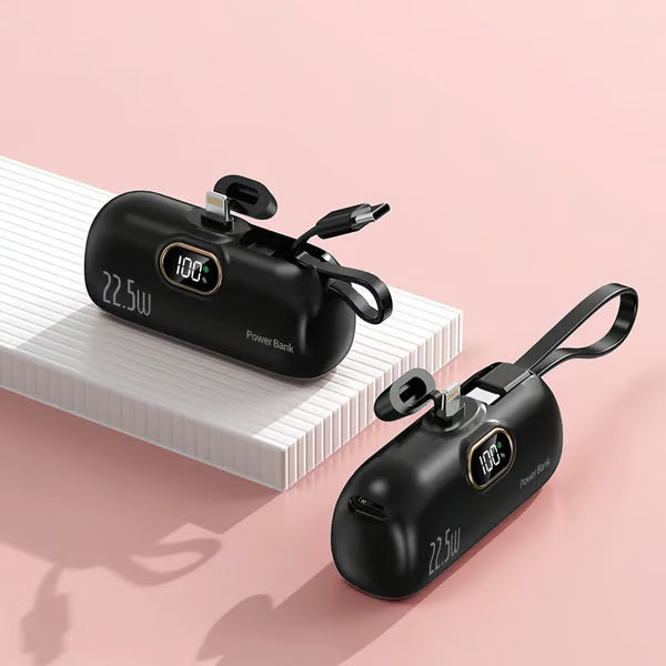 Tragbare Powerbank für tagelange Akkulaufzeit ohne Steckdose