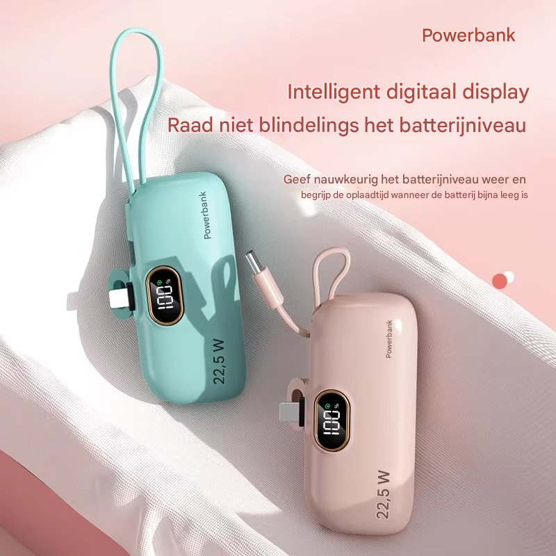 Tragbare Powerbank für tagelange Akkulaufzeit ohne Steckdose