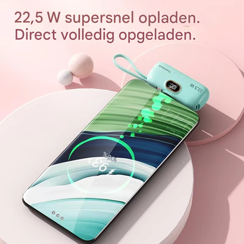 Tragbare Powerbank für tagelange Akkulaufzeit ohne Steckdose