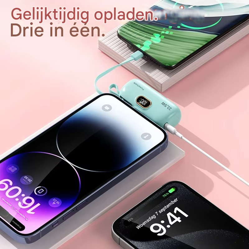Tragbare Powerbank für tagelange Akkulaufzeit ohne Steckdose