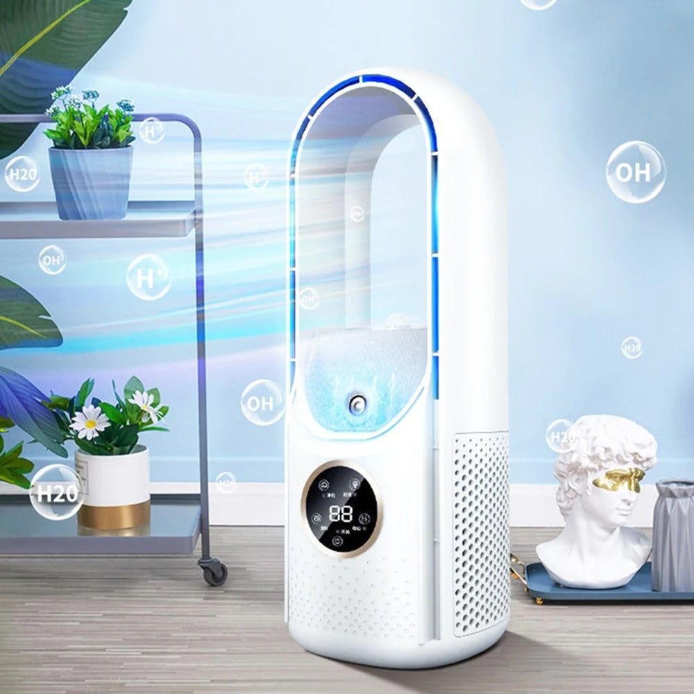 Tragbare rotorlose Klimaanlage | Ultra-leise, ergonomisches Design & ideal für Zuhause und Büro