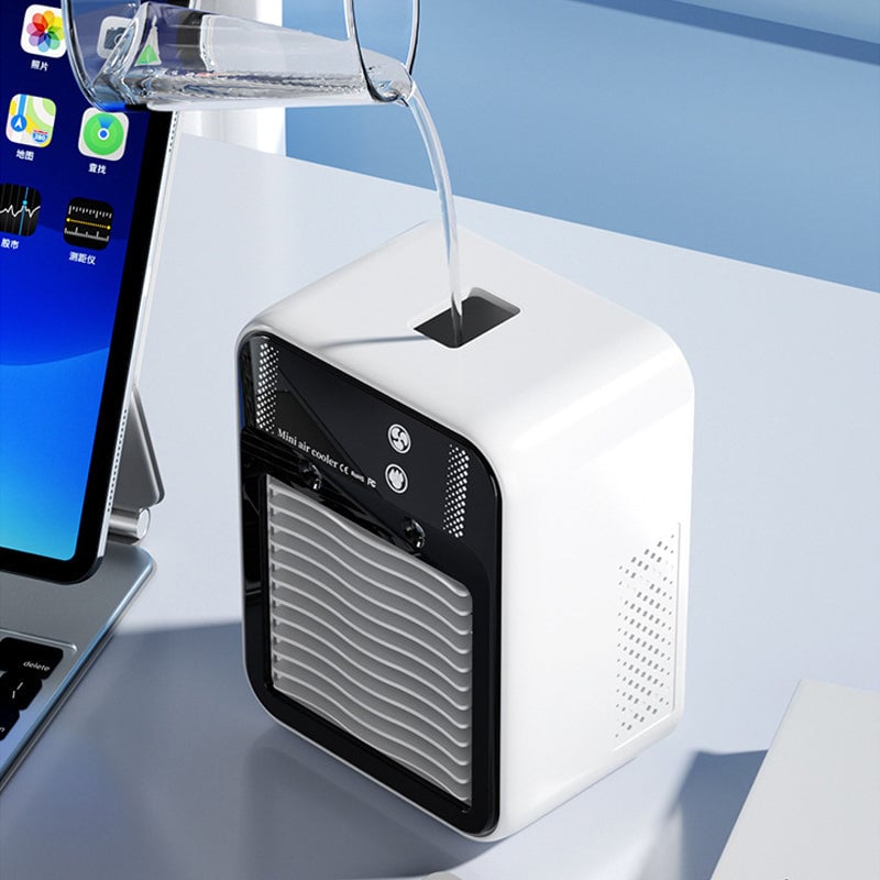 Tragbarer 3-in-1-Kühlventilator mit Sprühnebel in 2 Stufen