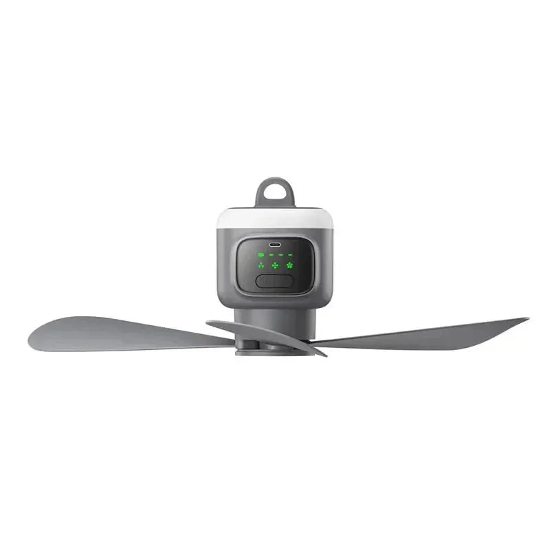 Tragbarer Decken- und Camping-Ventilator (12.000 mAh) – Outdoor-Zeltventilator und Luftzirkulator zur Kühlung