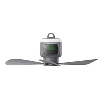 Tragbarer Decken- und Camping-Ventilator (12.000 mAh) – Outdoor-Zeltventilator und Luftzirkulator zur Kühlung