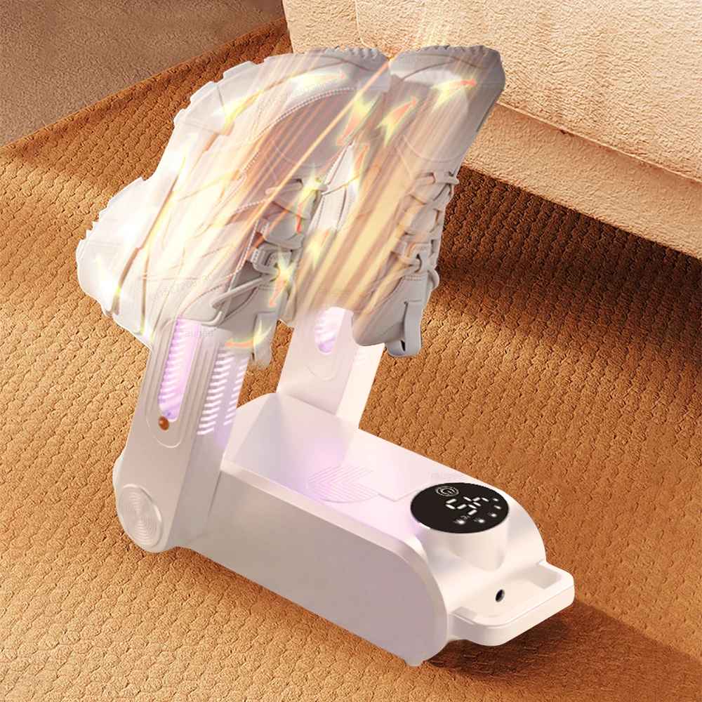 Tragbarer elektrischer Schuhtrockner für feuchte Schuhe