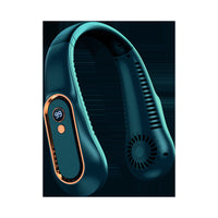 Tragbarer Nackenventilator mit Digitalanzeige, Unisex
