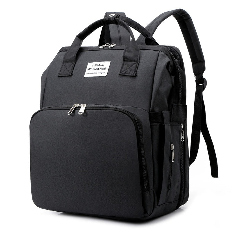 Tragbares Babybett & Wickeltasche – Multifunktionaler Reiserucksack