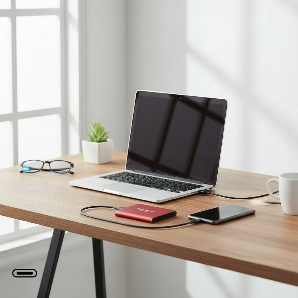 Tragbares externes USB-SSD-Speichergerät