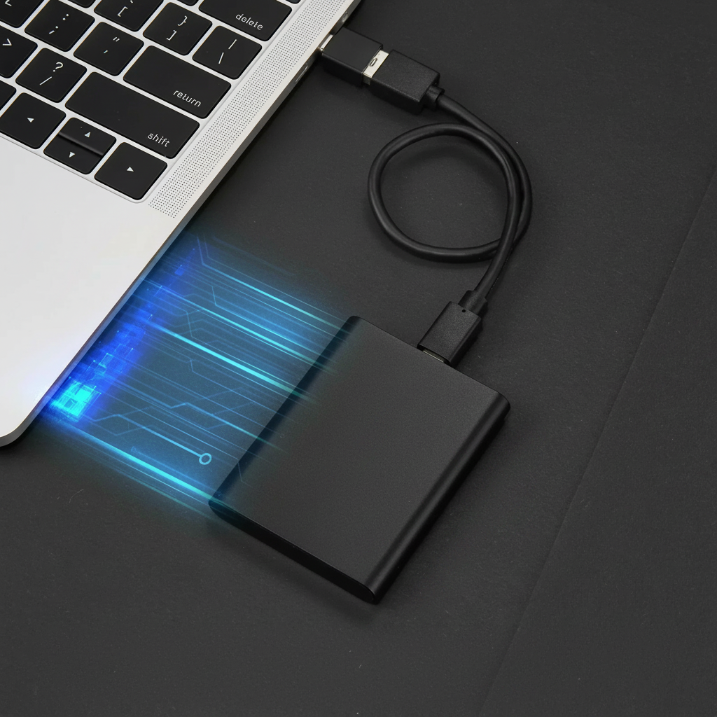 Tragbares externes USB-SSD-Speichergerät