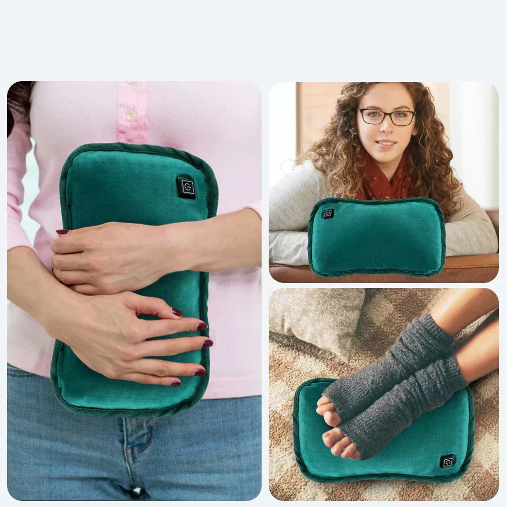 Tragbares Graphen-Heizkissen mit USB-Aufladung, 3 Temperaturstufen, ergonomischer Hand- und Bauchwärmer mit intelligenter Abschaltautomatik