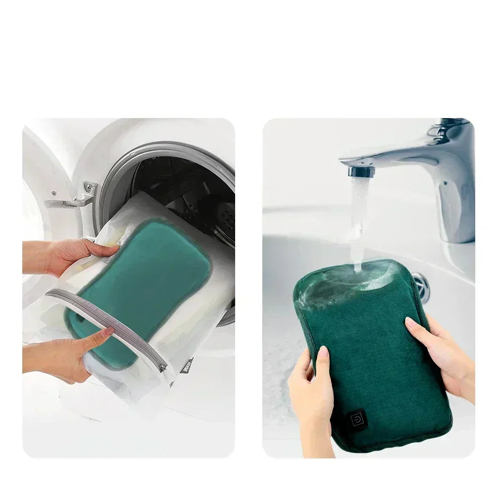 Tragbares Graphen-Heizkissen mit USB-Aufladung, 3 Temperaturstufen, ergonomischer Hand- und Bauchwärmer mit intelligenter Abschaltautomatik