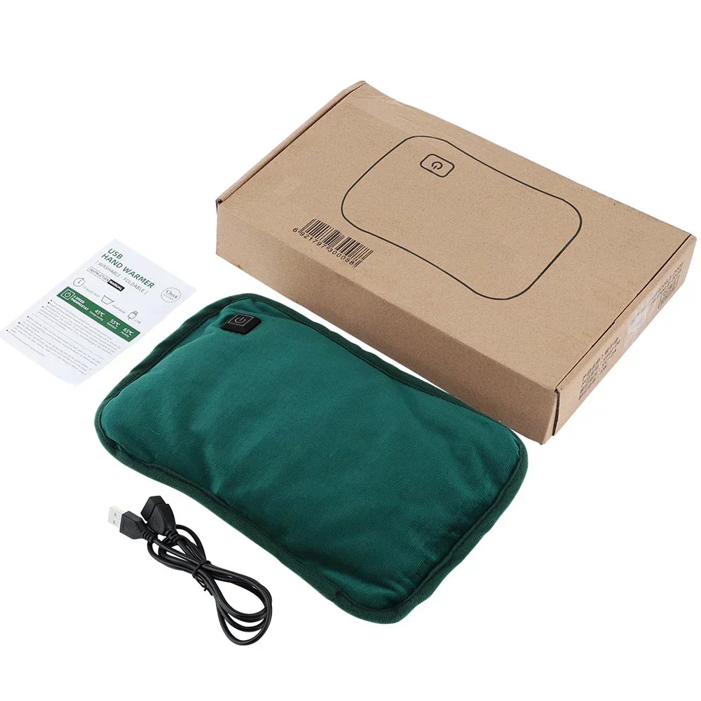 Tragbares Graphen-Heizkissen mit USB-Aufladung, 3 Temperaturstufen, ergonomischer Hand- und Bauchwärmer mit intelligenter Abschaltautomatik