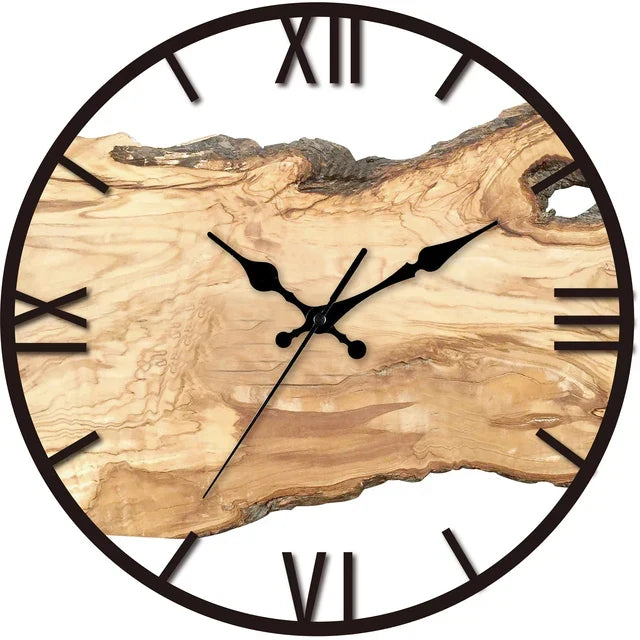Transparente Acryl-Wanduhr | Modernes Design – leise – einfache Montage
