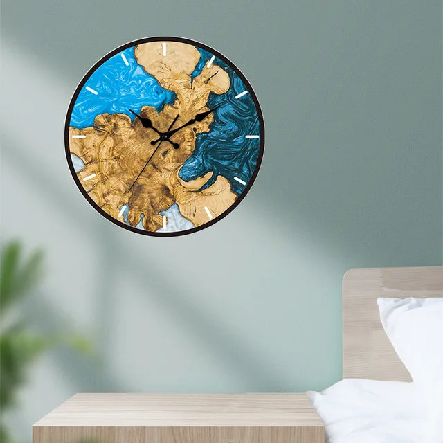 Transparente Acryl-Wanduhr | Modernes Design – leise – einfache Montage