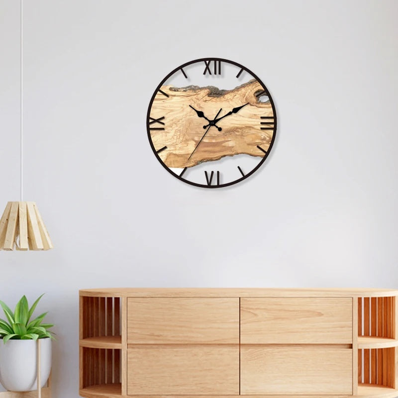 Transparente Acryl-Wanduhr | Modernes Design – leise – einfache Montage