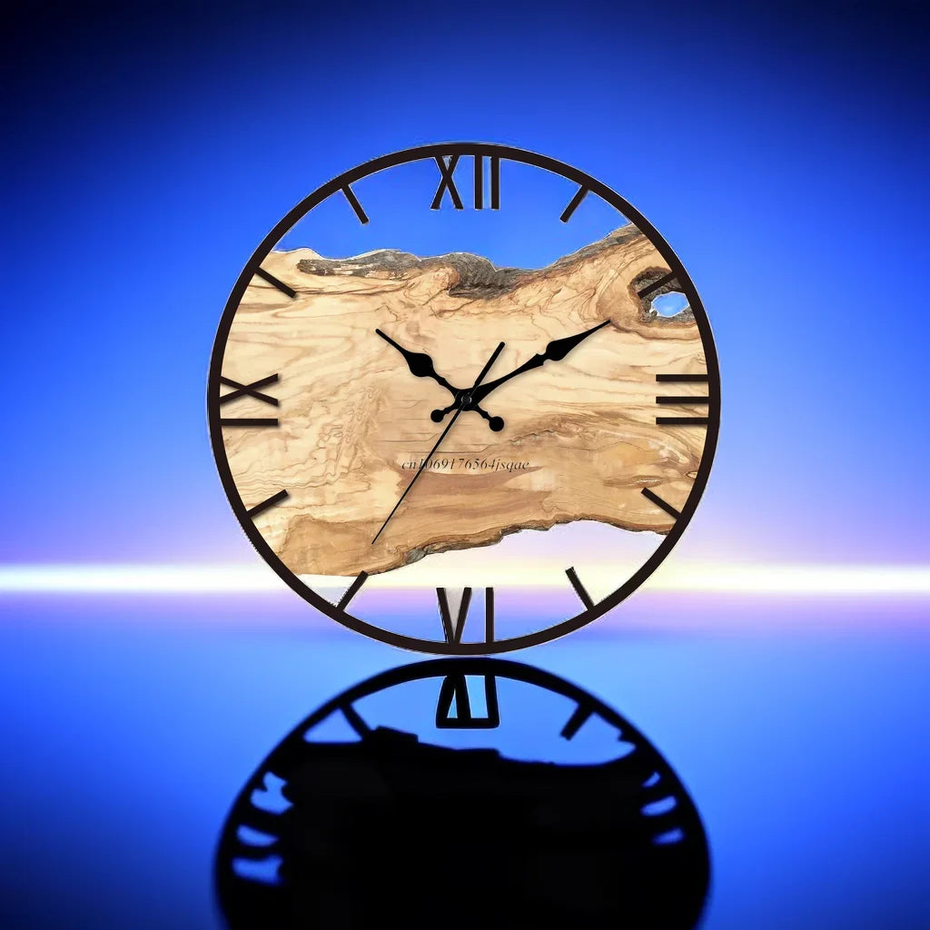 Transparente Acryl-Wanduhr | Modernes Design – leise – einfache Montage