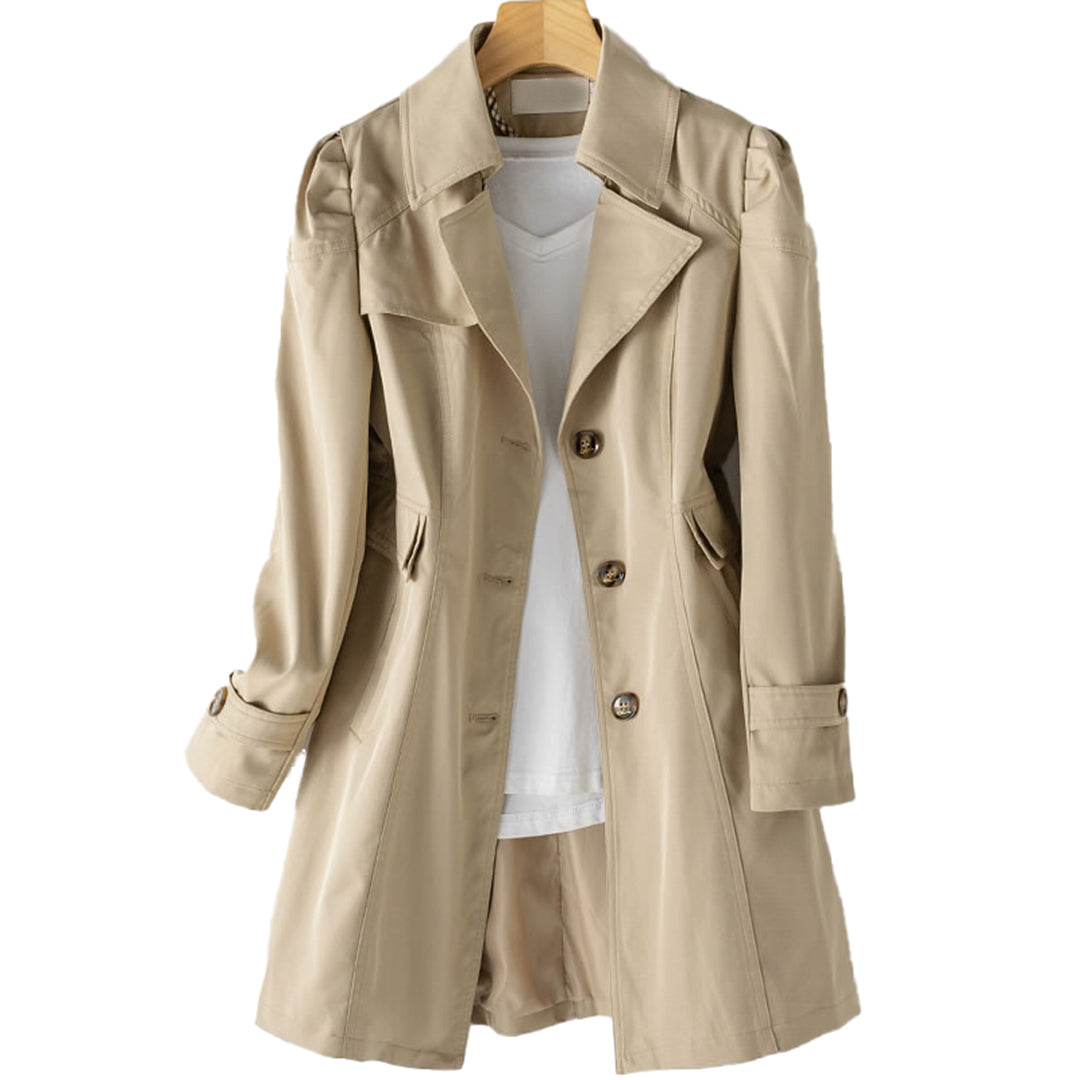 Trenchcoat für Damen in Fit-and-Flare-Passform