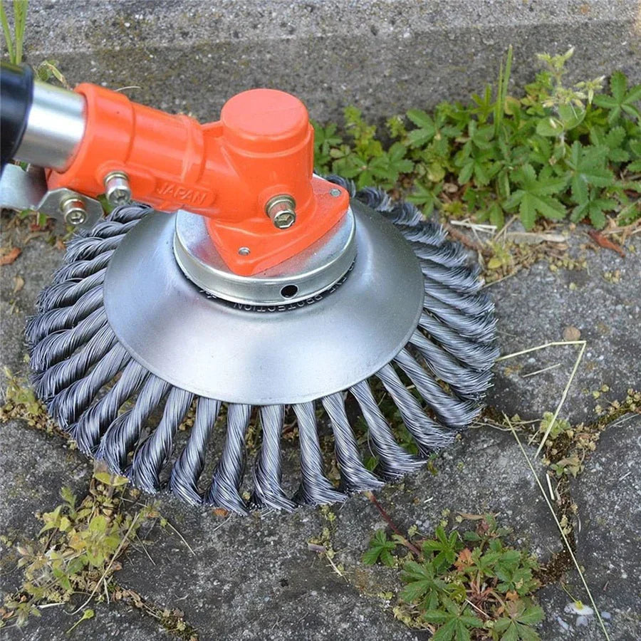 Trimmerkopf aus Kohlenstoffstahl als Gartengerät für Rasenpflege und Unkrautentfernung