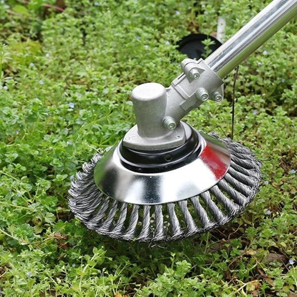 Trimmerkopf aus Kohlenstoffstahl als Gartengerät für Rasenpflege und Unkrautentfernung
