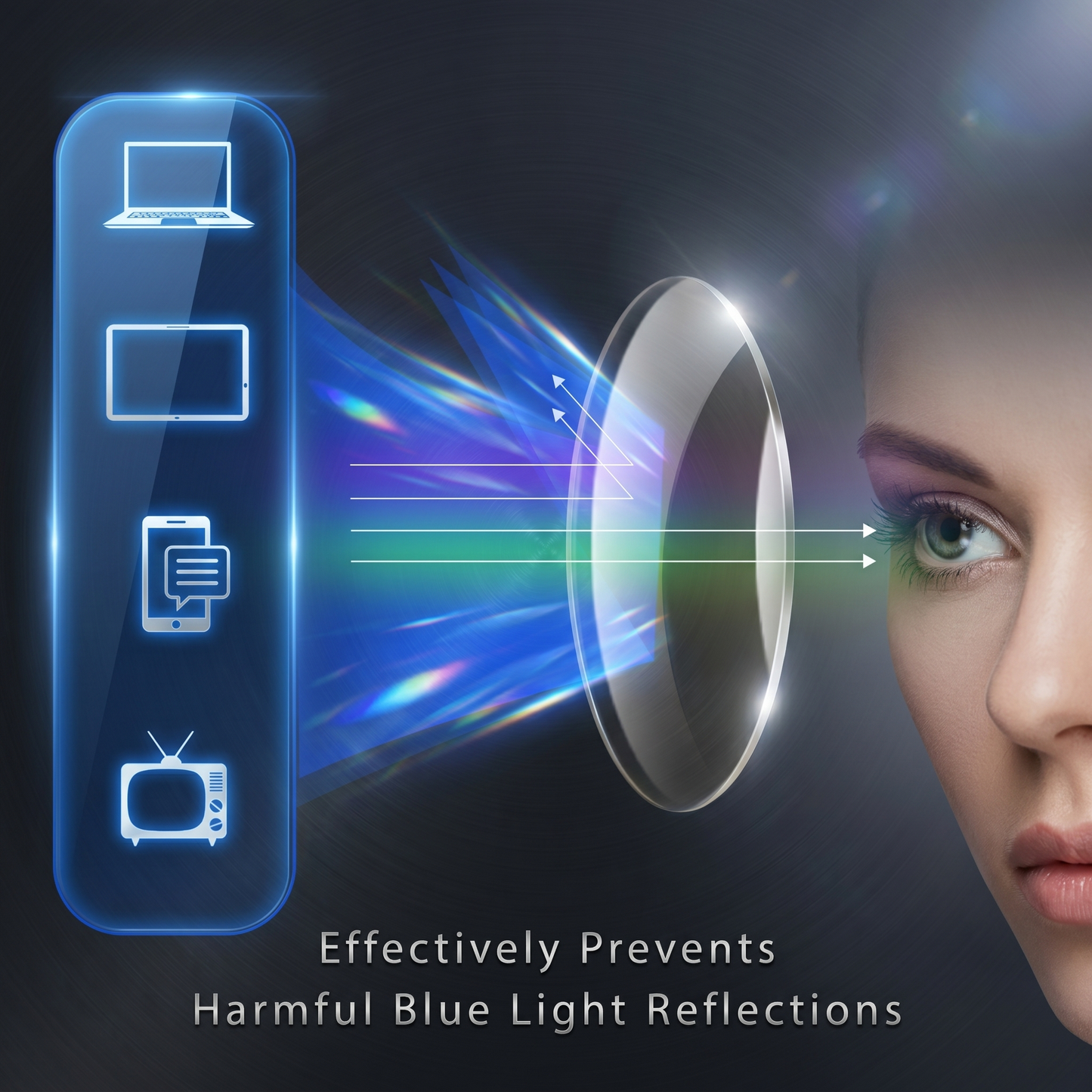 Ultra-leichte Lesebrille mit Smart-Zoom-Gläsern | Blaulichtfilter für verbesserte Sicht