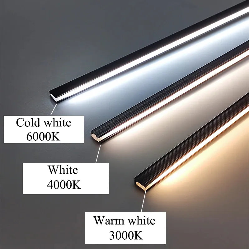 Ultradünne LED-Unterbau-Lichtleiste – anpassbare Länge, energieeffizient und ideal für Küchen- und Wohnzimmerbeleuchtung