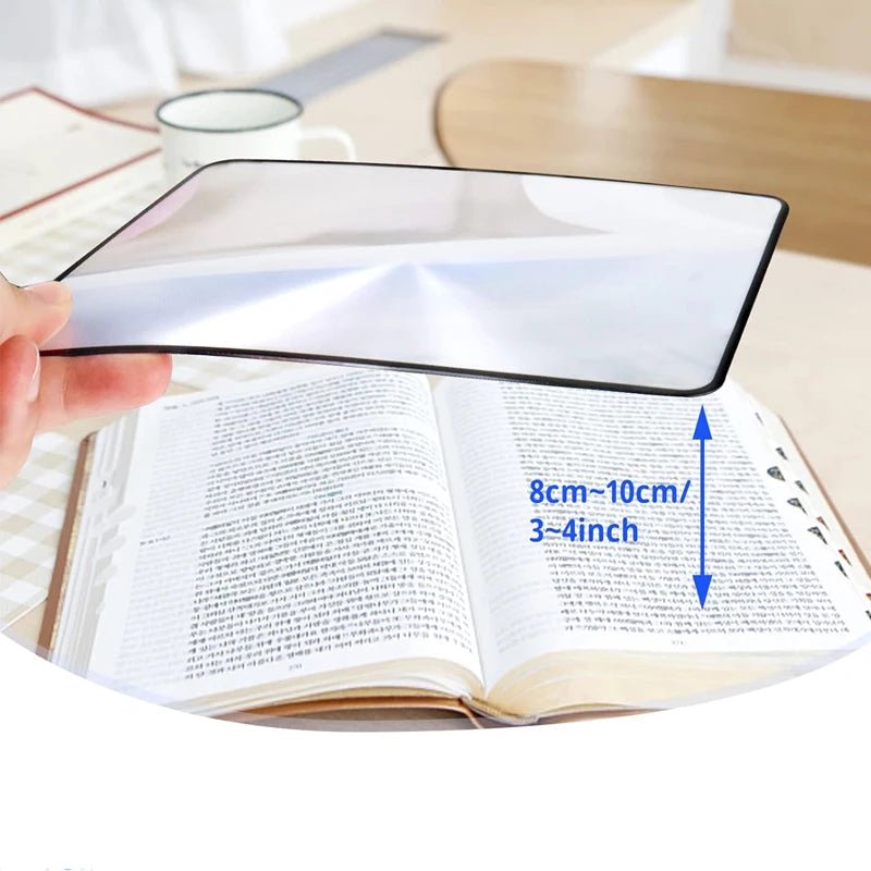 Ultradünne Leselupe im A5-Format für entspanntes Lesen