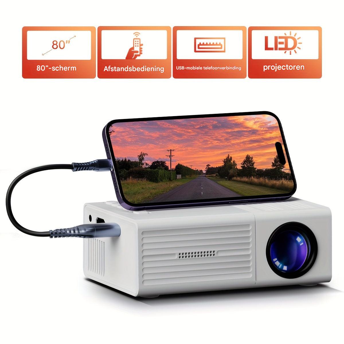Ultrakompakter Mini-Projektor (3000 Lumen)