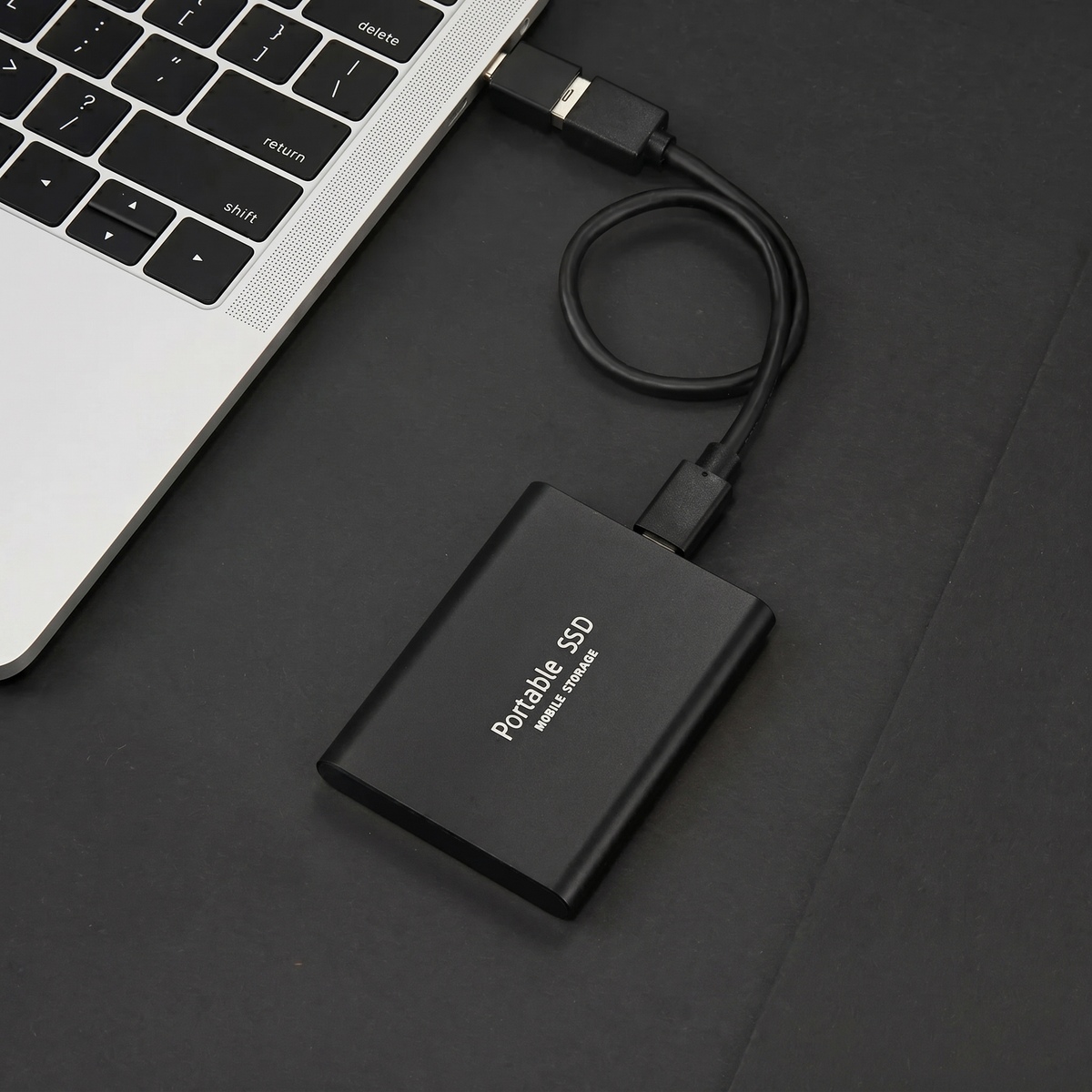 Ultraschnelle externe SSD | Tragbare 128-GB-Festplatte im kompakten Design | Langlebiges Aluminiumgehäuse für hochleistungsfähigen Speicherplatz