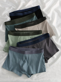 Ultraweiche gerippte Herren-Boxershorts im 6er-Pack