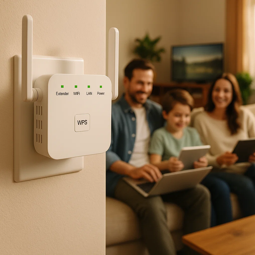 UltraXtend 5G WLAN-Booster – Dualband-WLAN-Repeater für Signalabdeckung in Haus und Garten