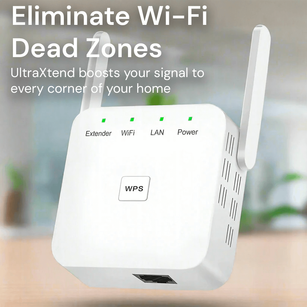 UltraXtend 5G WLAN-Booster – Dualband-WLAN-Repeater für Signalabdeckung in Haus und Garten