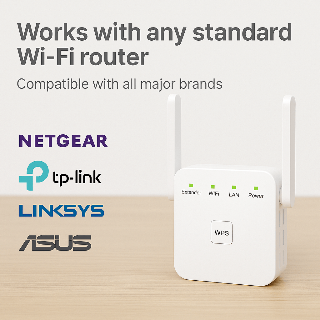UltraXtend 5G WLAN-Booster – Dualband-WLAN-Repeater für Signalabdeckung in Haus und Garten