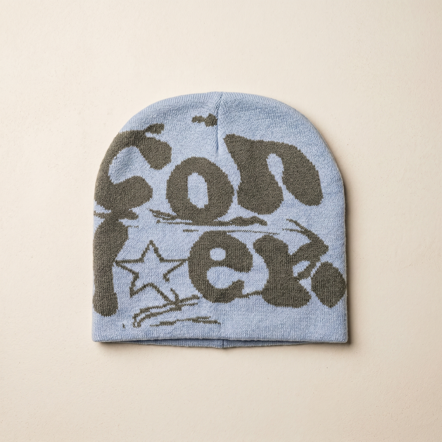 Unisex-Beanie aus Bio-Baumwolle | Weicher Stretchstrick | Bequem für jede Jahreszeit