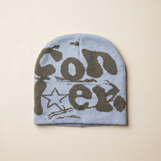 Unisex-Beanie aus Bio-Baumwolle | Weicher Stretchstrick | Bequem für jede Jahreszeit