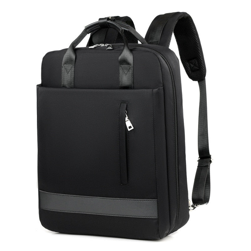 Unisex-Diebstahlschutz-Rucksack mit USB-Ladeanschluss und verdeckten Reißverschlüssen