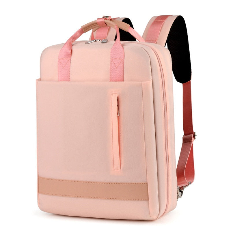 Unisex-Diebstahlschutz-Rucksack mit USB-Ladeanschluss und verdeckten Reißverschlüssen