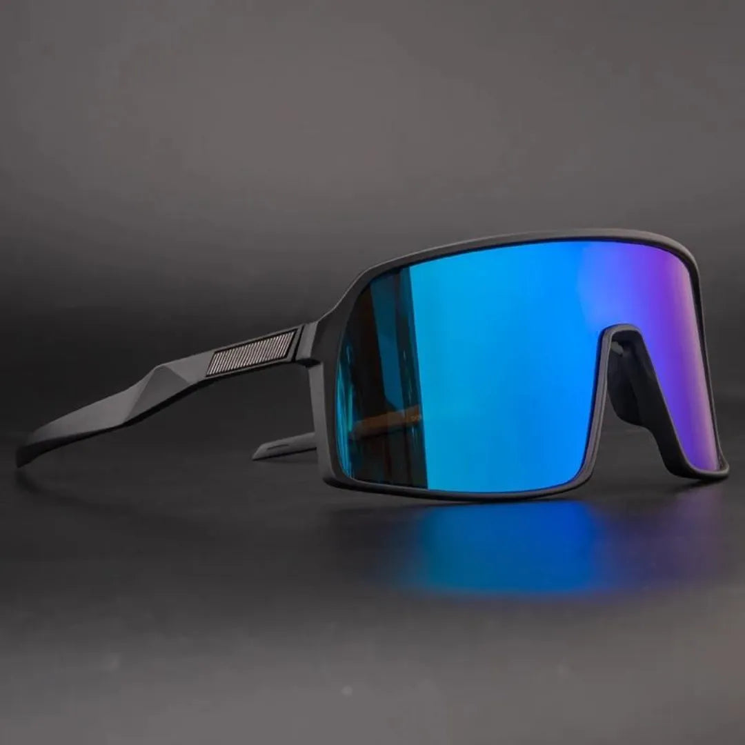 Unisex-Fahrradsonnenbrille aus Kunststoff mit UV-Schutz