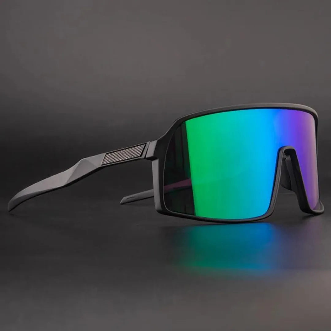 Unisex-Fahrradsonnenbrille aus Kunststoff mit UV-Schutz