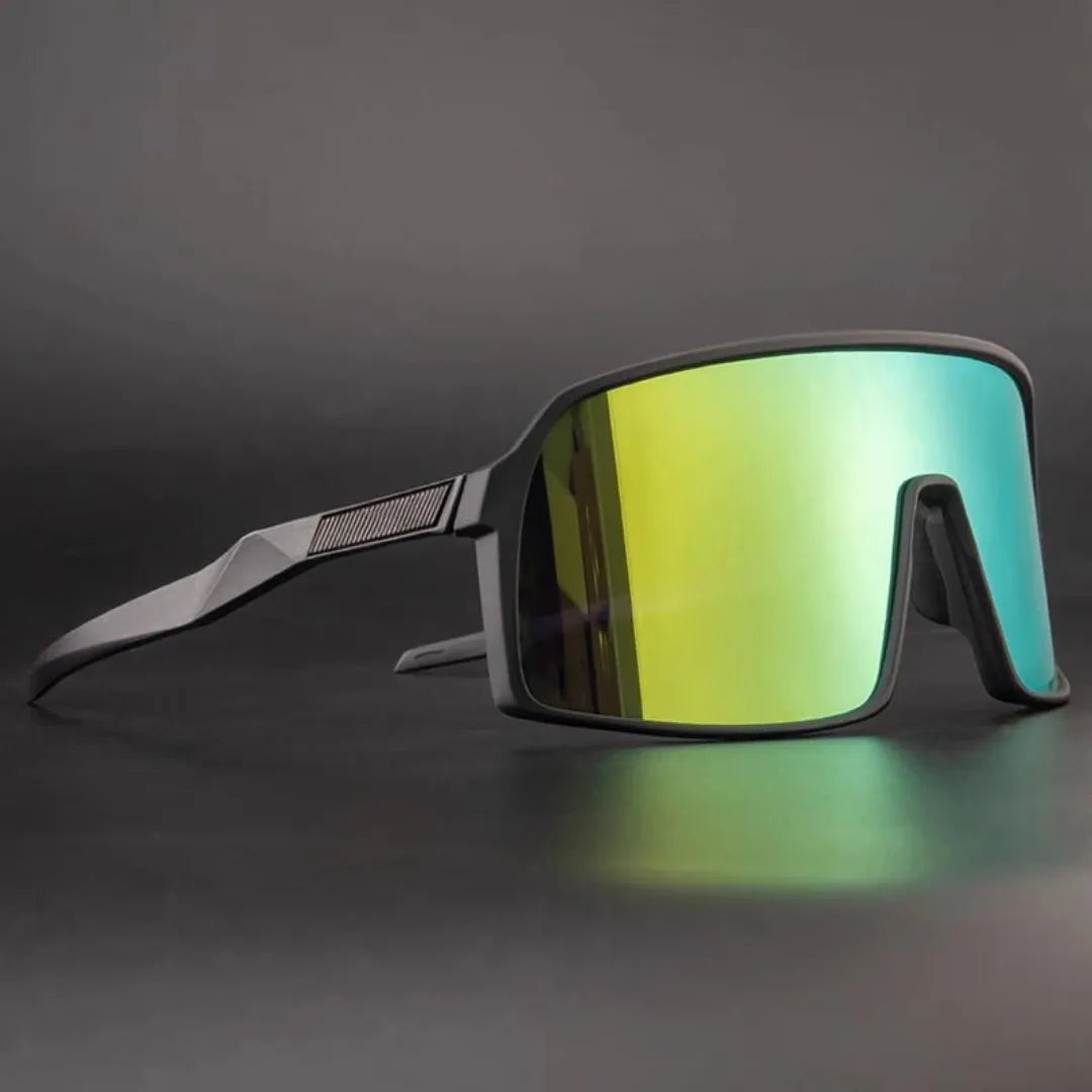 Unisex-Fahrradsonnenbrille aus Kunststoff mit UV-Schutz