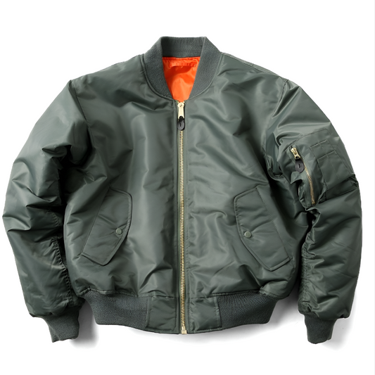 Unisex-Ganzjahres-Bomberjacke