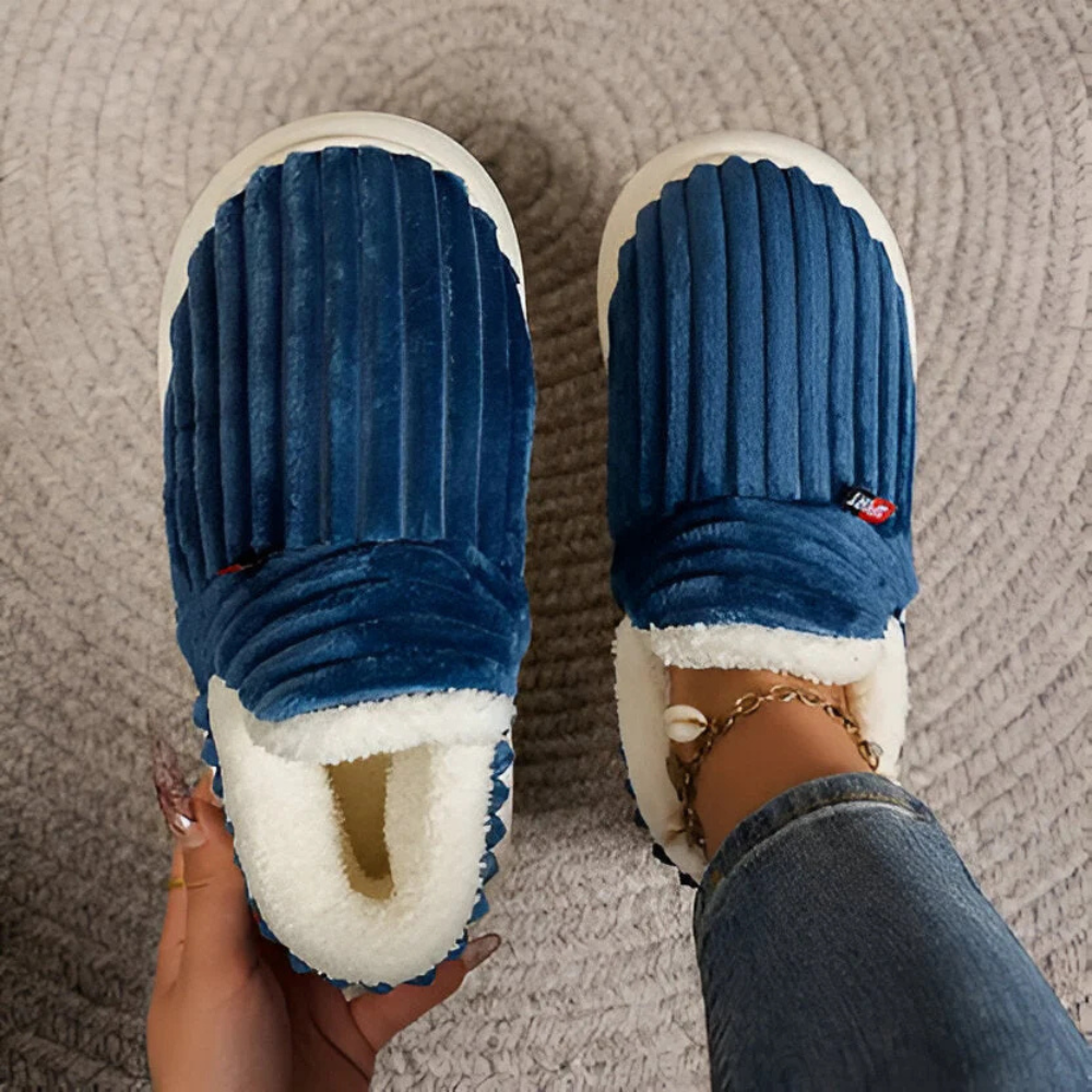 Unisex-Hausschuhe aus weichem Plüsch mit rutschfestem und ergonomischem Design