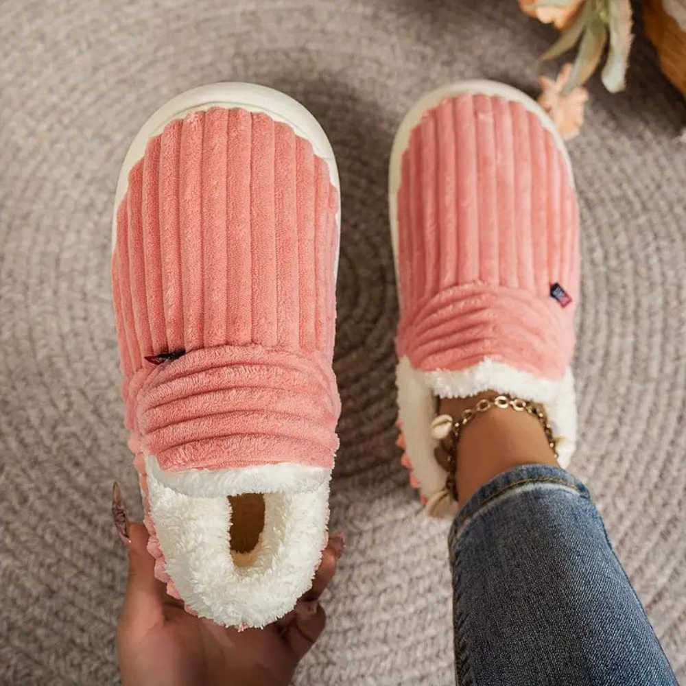 Unisex-Hausschuhe aus weichem Plüsch mit rutschfestem und ergonomischem Design