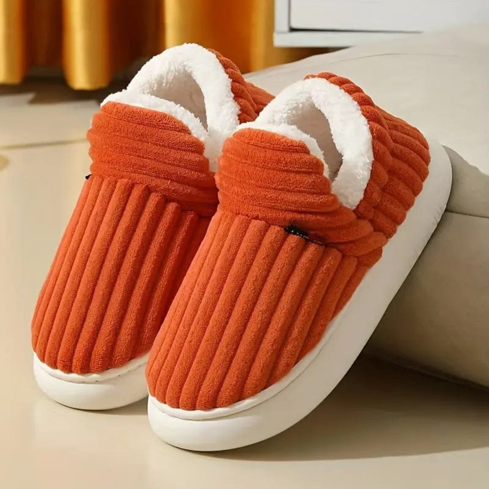 Unisex-Hausschuhe aus weichem Plüsch mit rutschfestem und ergonomischem Design