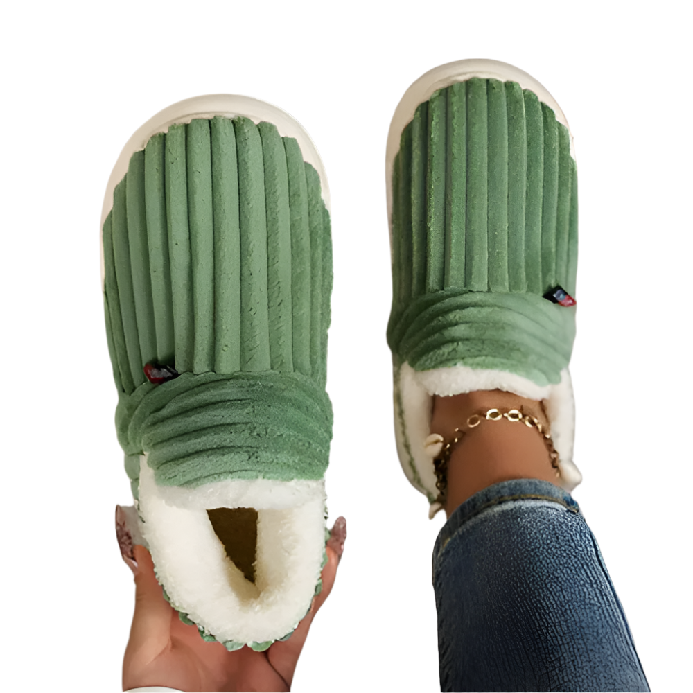 Unisex-Hausschuhe aus weichem Plüsch mit rutschfestem und ergonomischem Design
