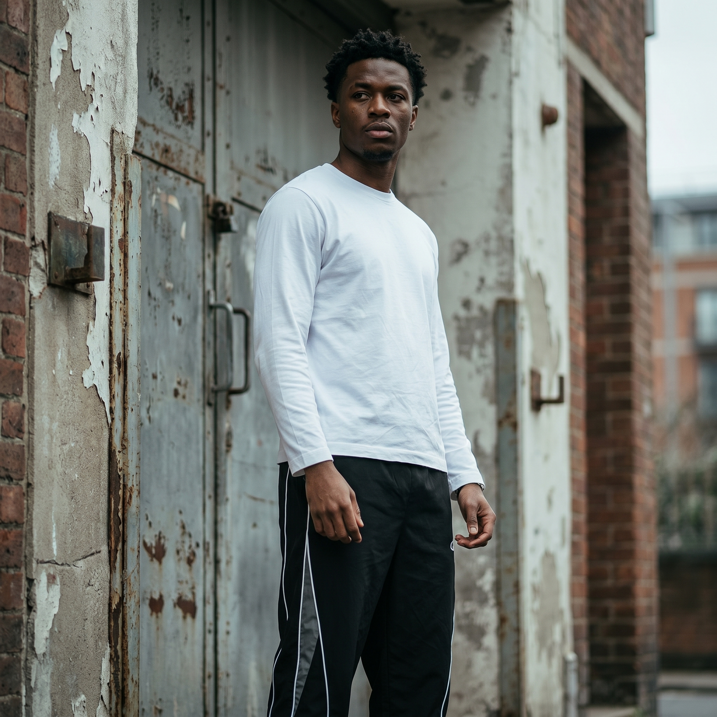 Unisex-Jogginghose aus Polyester im Vintage-Stil | Klassische sportliche Komforthose